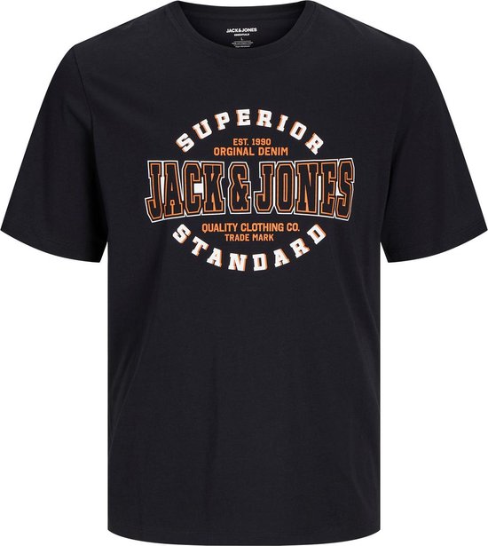 JACK&JONES PLUS JJELOGO TEE SS O-NECK 24/25 NOOS PLS Heren T-shirt