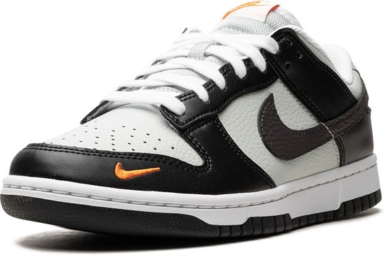 Nike Dunk Low 'Mini Swoosh' - Sneakers - Mannen - Maat 43 - Zwart/Grijs/Wit/Oranje  | bol