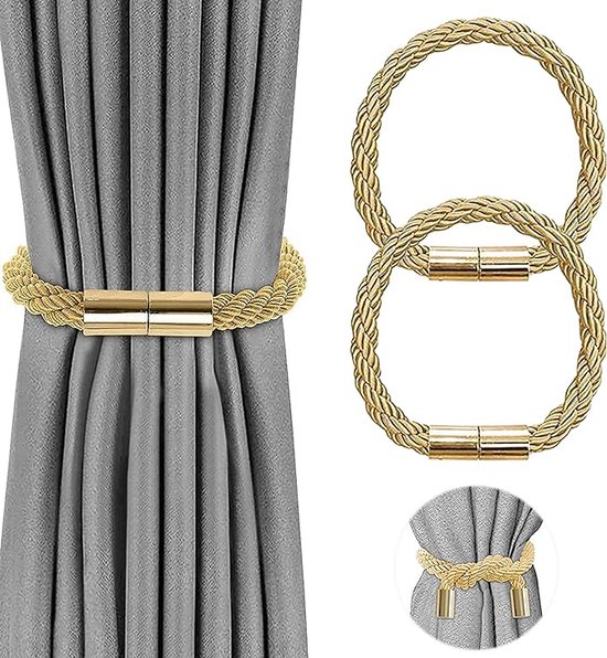 2-pack Magnetische Gordijnbinders, Gordijnbinders, Gespen, Houders voor