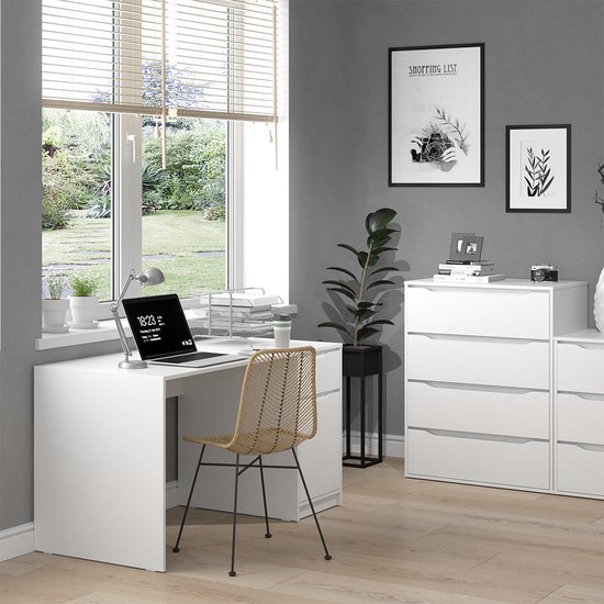 Mobilier De Bureau, Bureaux - Bureau Informatique - Avec Compartiments De Rangement Pour Salle De Travail 80x45x75 Cm Noir 90532678