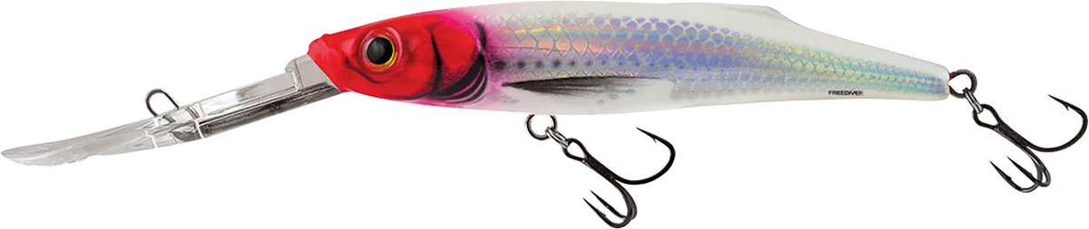Salmo Freediver Super Deep Runner 7cm Holographic Red Head
