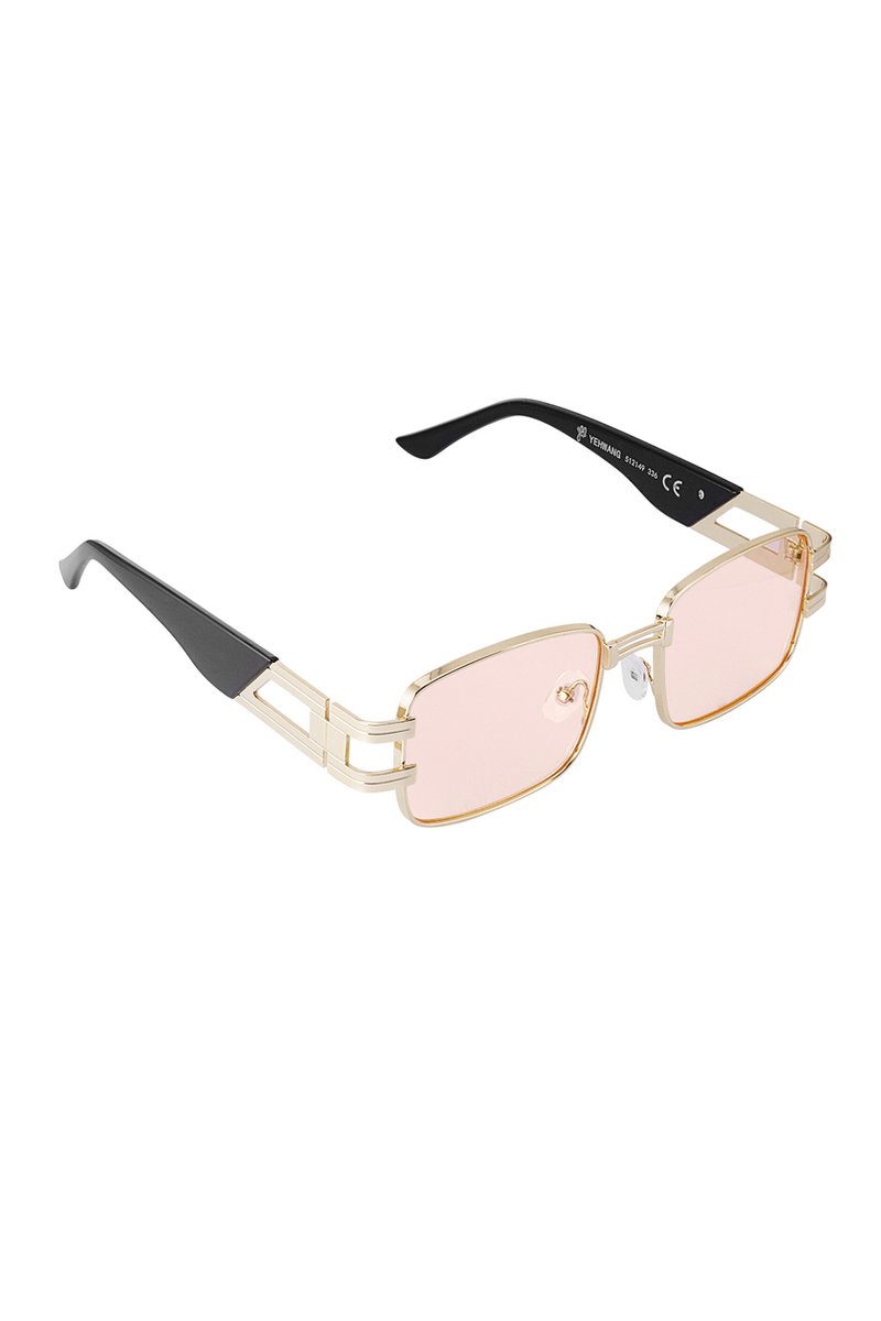 Zonnebril simple metal essential - roze goud