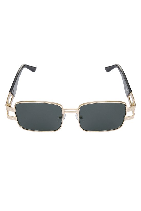 Zonnebril simple metal essential - zwart goud van Parfois — afbeelding 2