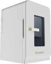 Juskys Mobiele Mini-Koelkast 2 in 1 - 15 Liter - Wit - Verkoelfunctie & Verwarmingsfunctie
