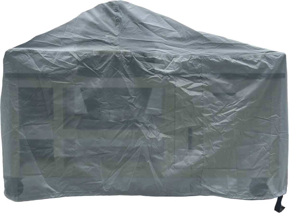 CUHOC Diamond BBQ tafelhoes voor o.a. Big Green Egg hoes en Kamado Tafel hoes - Hoes BBQ Tafel 152x80x80x140 cm