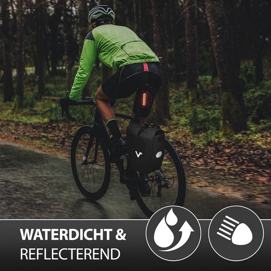 Sacoche double pour vélo - Naturel - Grande capacité - Pour porte-bagages BECK D