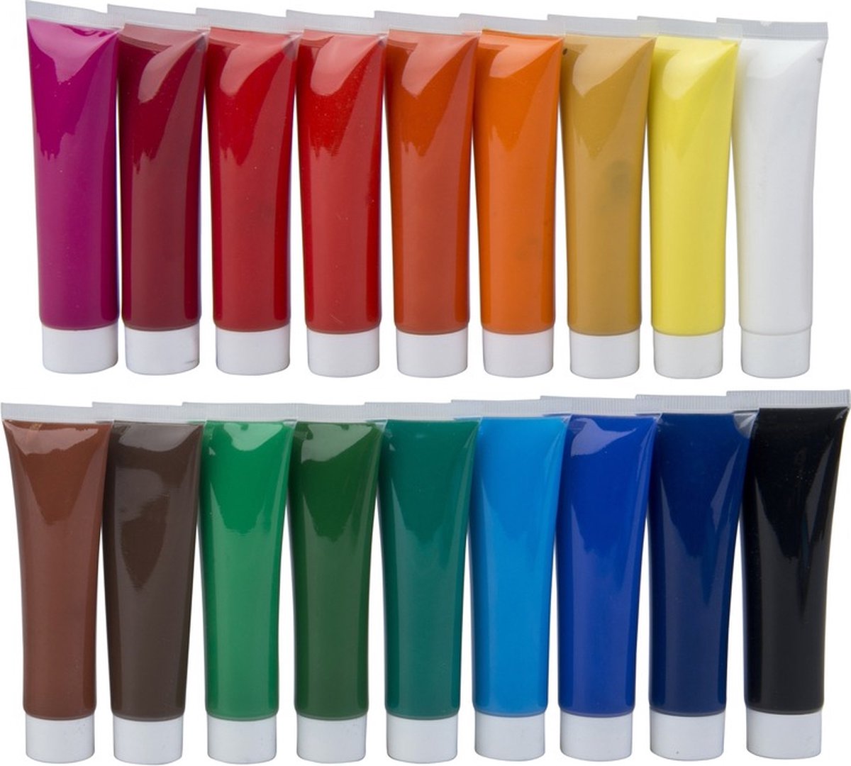 INK LAB Acrylic Casting Paint Set 35 Colors Premixed Acrylic Paint High Flow with Silicone Oil for Casting on Canvas Wood Crafts Rocks, Water-based