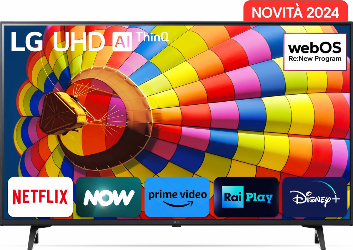 LG UHD 43UT80006LA 109,2 cm (43") 4K Ultra HD Smart TV Wifi Blauw
