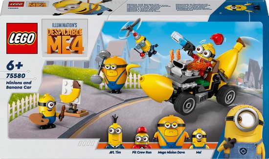 Foto: Lego despicable me 4 minions en bananenauto 75580