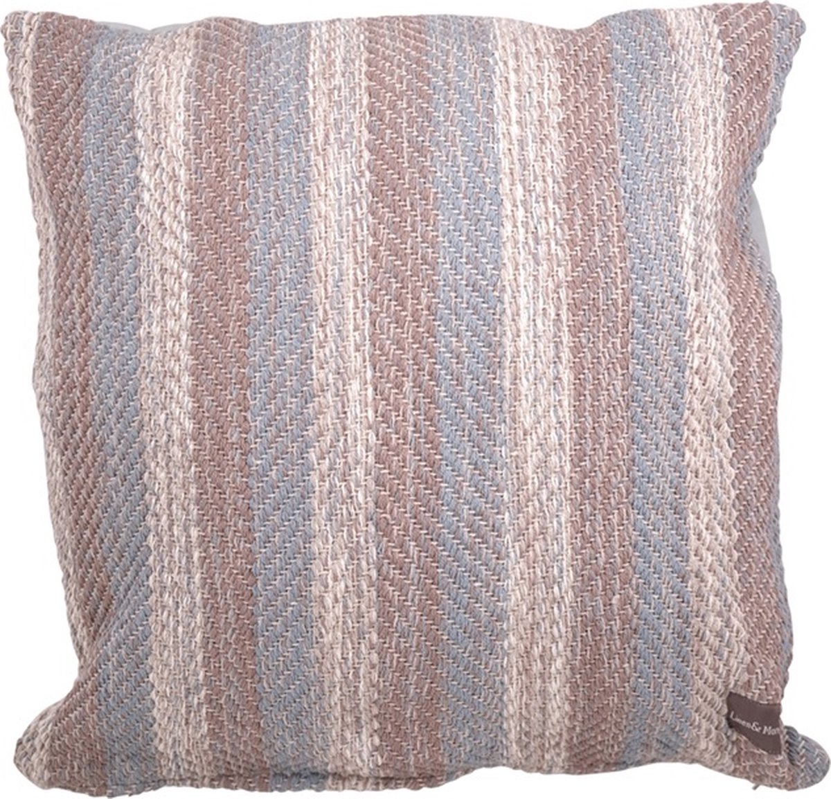 Linen & More Kussen Multi Weave Silv | 60 X 6060 | Sierkussen Voor Woonkamer Of Slaapkamer Grijs