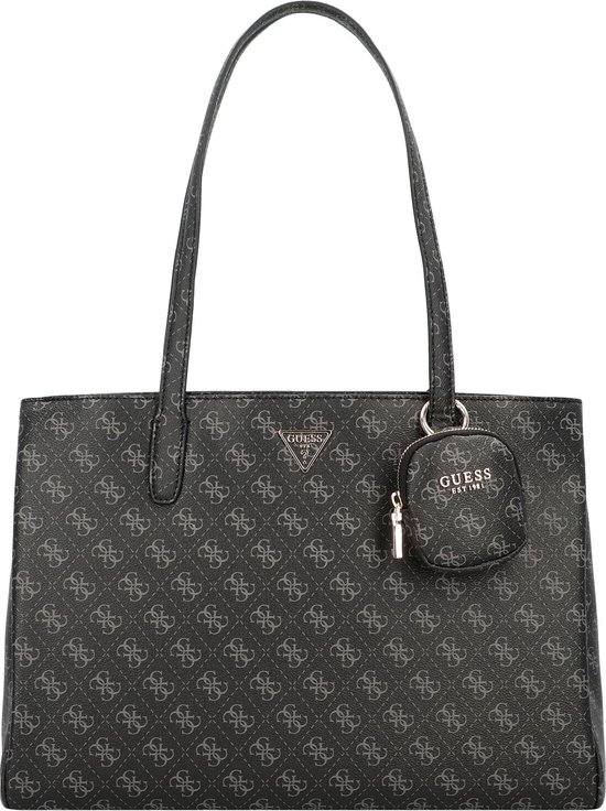 Guess NOELLE 4G-LOGO - Schoudertas - beige/wit