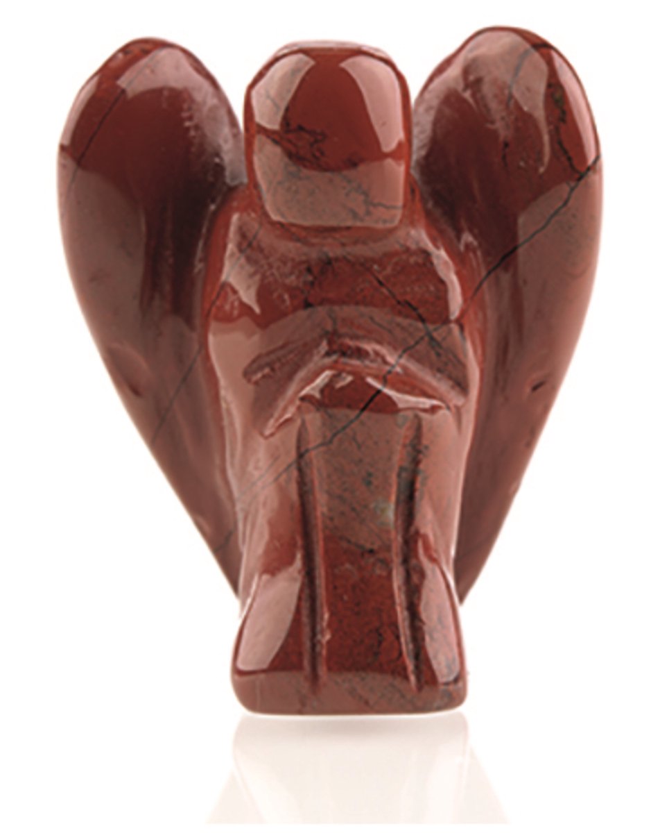 Ruben Robijn Staande engel 20 mm Jaspis rood
