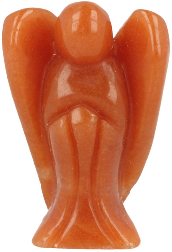 Ange debout 35 mm Aventurine orange