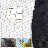 Vogelbeschermingsnet - 15 m x 15 m - Vijvernet Tuinnet - 5 x 5 cm Maasgaten - Zwart bird netting