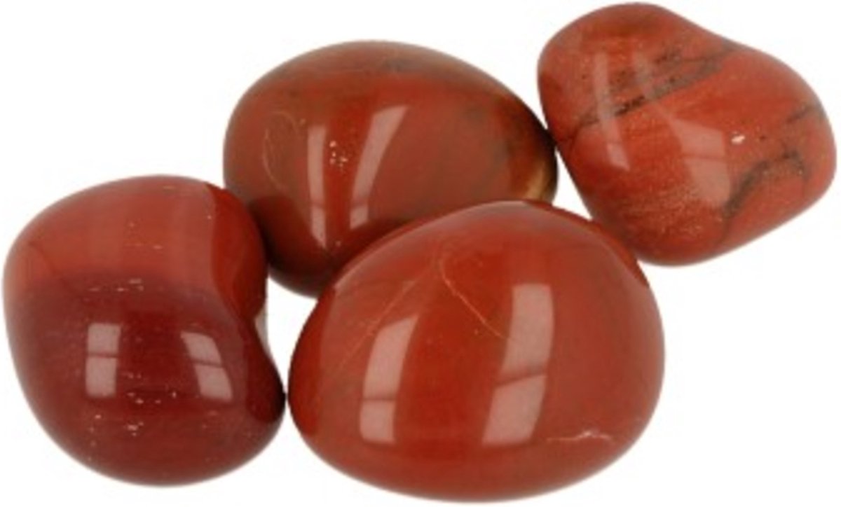 Ruben Robijn Jaspis rood A 100 gr. (mt3) trommelstenen