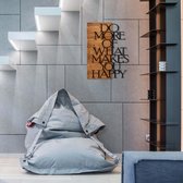 Wallity Decoratieve Houten Wandaccessoire-100% METAAL-Zwart Notenhout