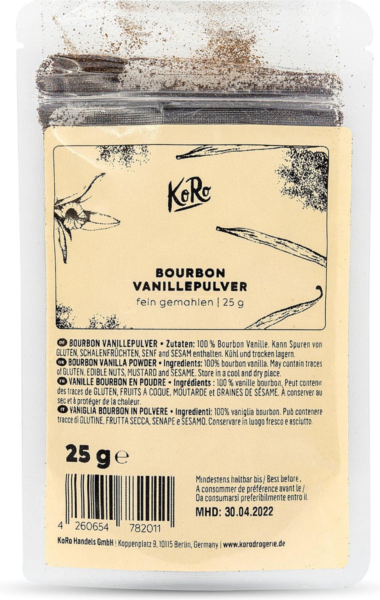 Goedkoopste KoRo | Bourbon-vanillepoeder 25 g