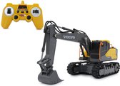 Jamara RC voertuig Landbouwvoertuigen - 406311 RC Graafmachine Volvo EC160E - Zwart/Geel - 2,4GHz RC Model Kant en Klaar - 1:26