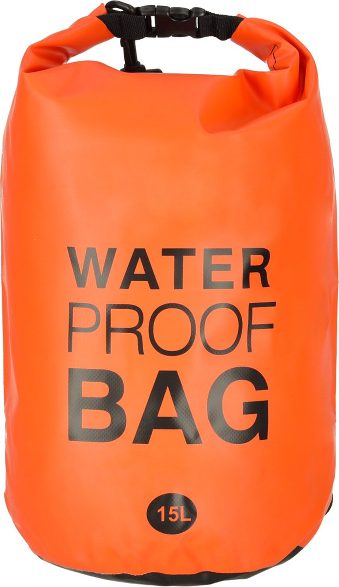 Waterdichte tas, opblaasbare waterdichte tas voor kajak, SUP-boards, 15L