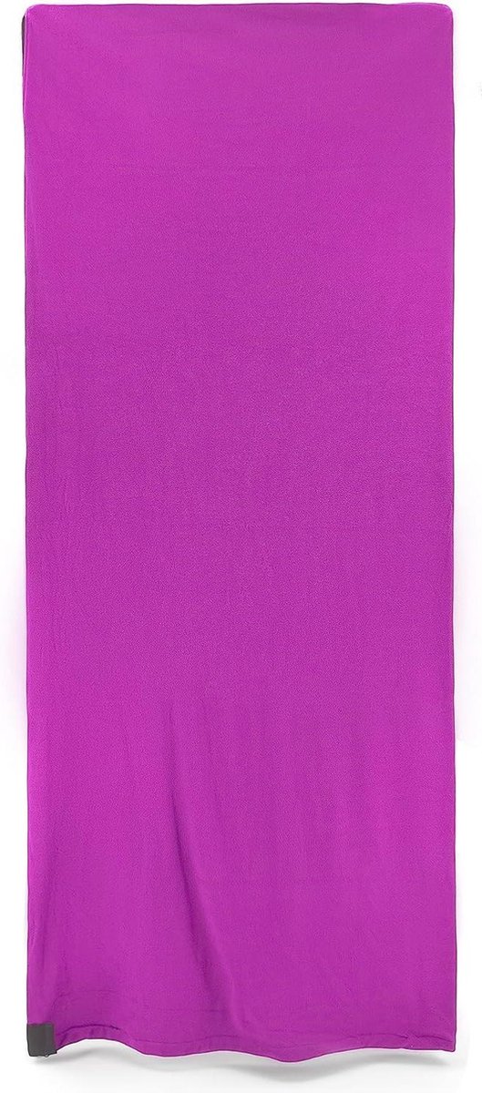 Fleece slaapzak - deken voor wandelen en camping (paars 180x80cm)