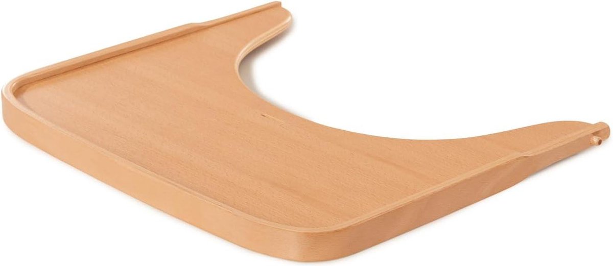 Wooden Tray geschikt voor kinderstoelen met 5-punts harnas - vanaf 6 maanden - naturel