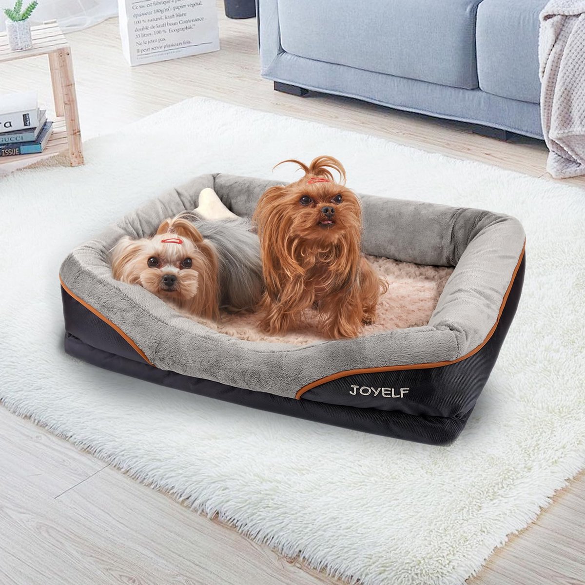 Hondenbed, extra groot, zacht en comfortabel, anti-angst, pluizig