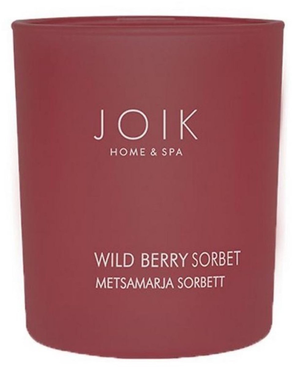 Joik Geurkaars Wild Berry Sorbet 150 Gram Glas Rood