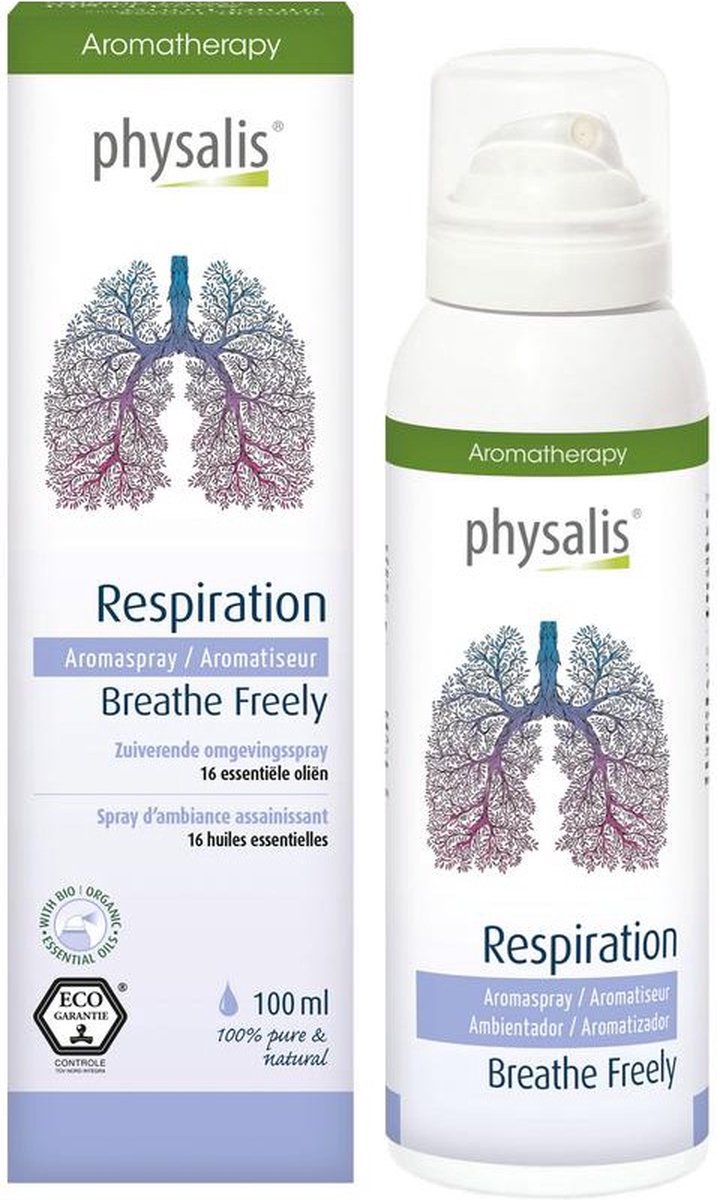Goedkoopste Physalis Aromaspray respiration bio 100 Milliliter