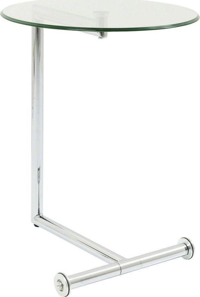 Kare Bijzettafel Easy Living Clear Ø46cm