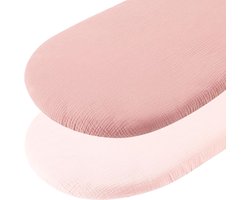 Hoeslaken voor kinderwagen, hoeslaken 70 x 35 cm, Babybay, hoeslaken, bijzetbed, kinderwagen, matrashoes, kinderwagen, hoeslaken, babynest, bedlaken (roze)
