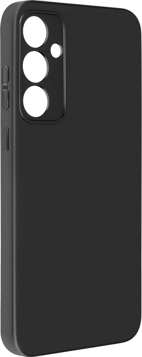 Akashi, Hoes Geschikt voor Samsung Galaxy A35 5G Flexibele matte afwerking, Zwart