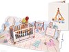Carte pop-up pour faire-part de naissance