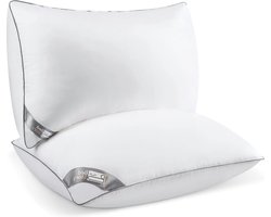 40 x 70 cm Double Bed Pillow - Mite Proof & Antibacterial High Quality Microfibre Pillow for Sleeping in All Positions - Machine Washable by BedStory