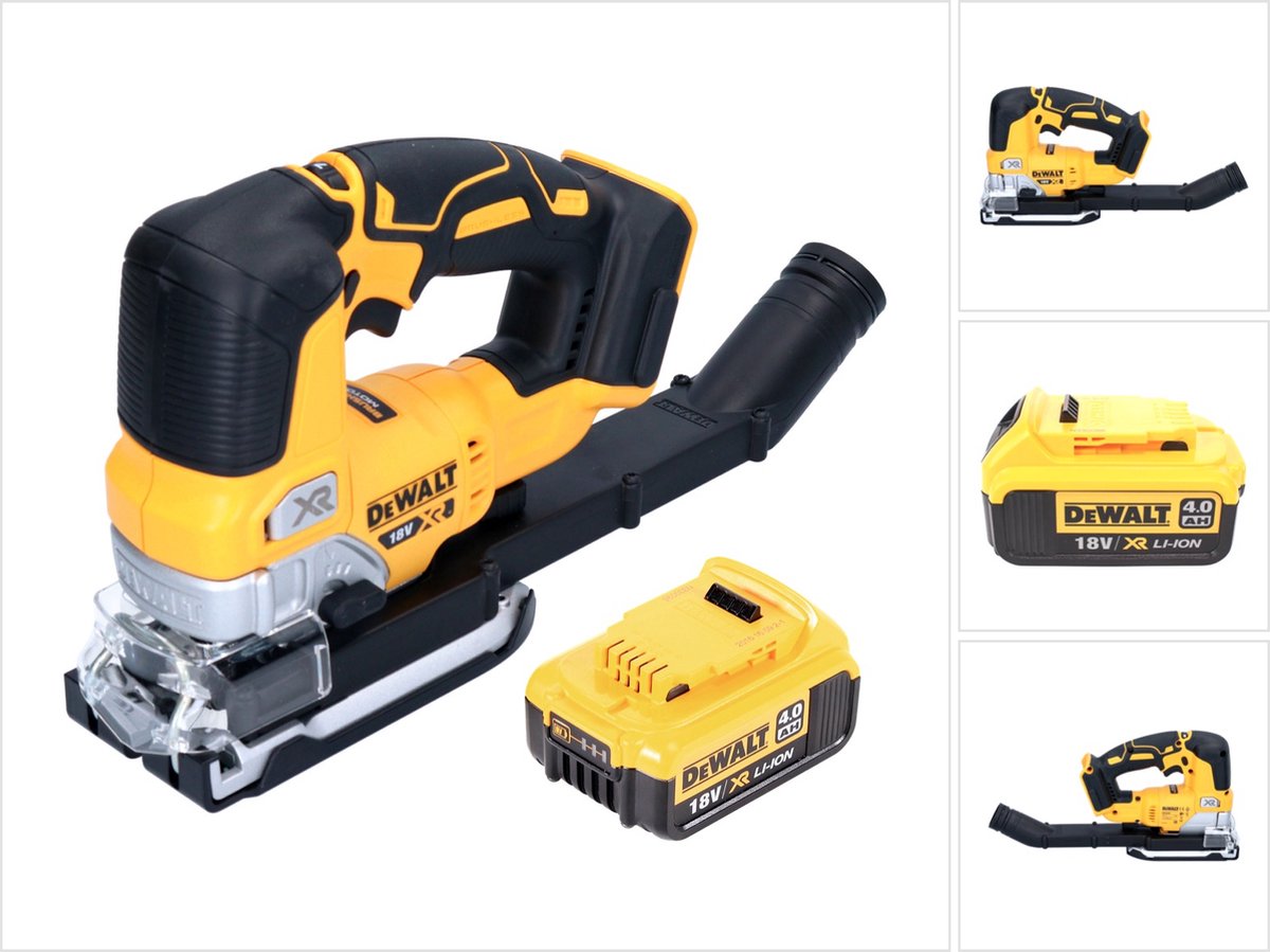 DeWalt DCS 334 N accu pendelzaag 18 V borstelloos + 1x accu 4,0 Ah - zonder oplader