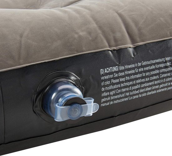 Velour Air Mattress Royal-Blue 185 x 97 cm - Comfortabele Luchtbed met Stevigheid van Intex — afbeelding 3