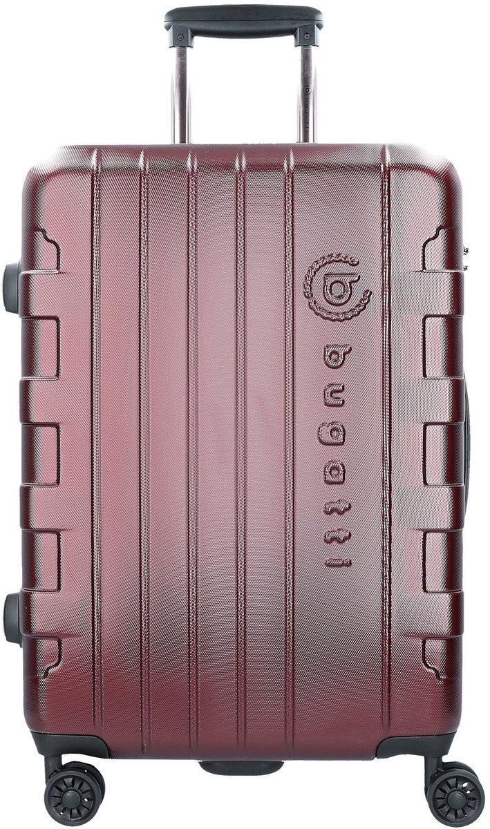 bugatti Galatea Hard-Top Case Trolley Red Rood 66cm