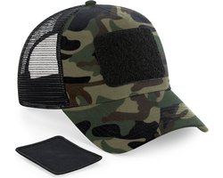 Casquette Unisexe Taille Unique Beechfield Jungle Camo 50% Katoen, 50% Polyester