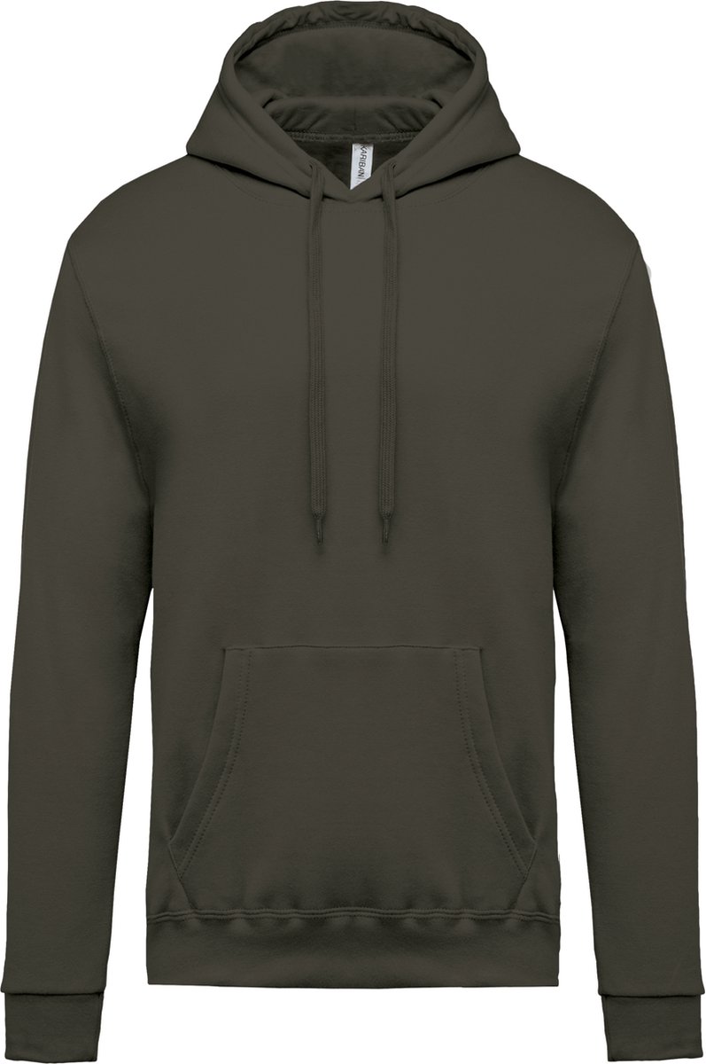 Kariban Herensweater met capuchon K476 - Dark Khaki - 3XL