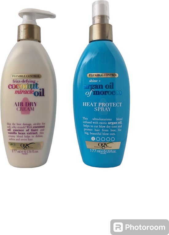 Heat Protect Spray Ogx Straightening Spray OGX Shine Argan Oil Of