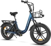 C05 Pro opvouwbare E-bike 250 watt motorvermogen topsnelheid 25km/u 20X4.0’’ banden 7 versnellingen