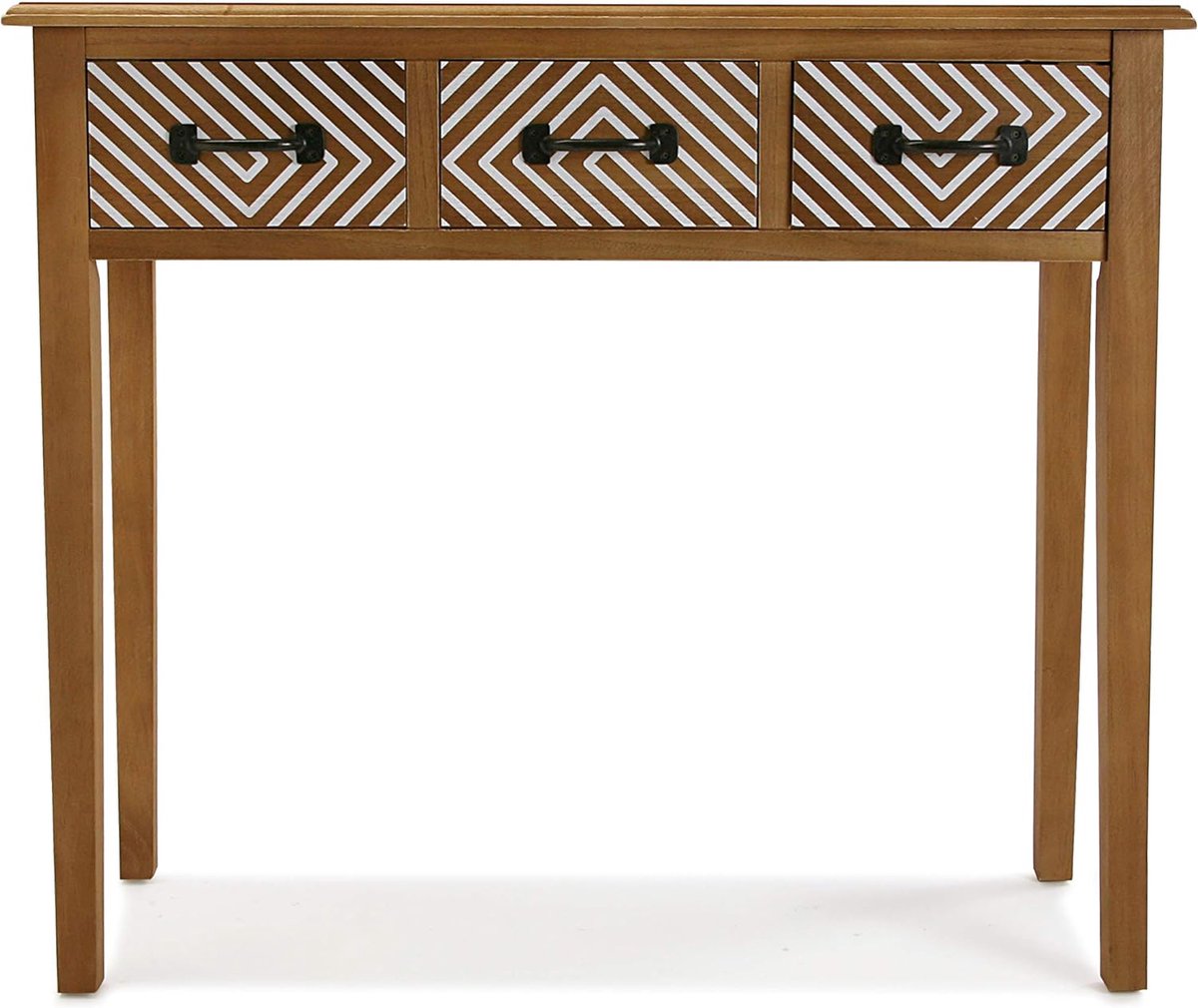 Biscottini Consoletafel voor de entree, van hout, 82 x 25 x 75 cm