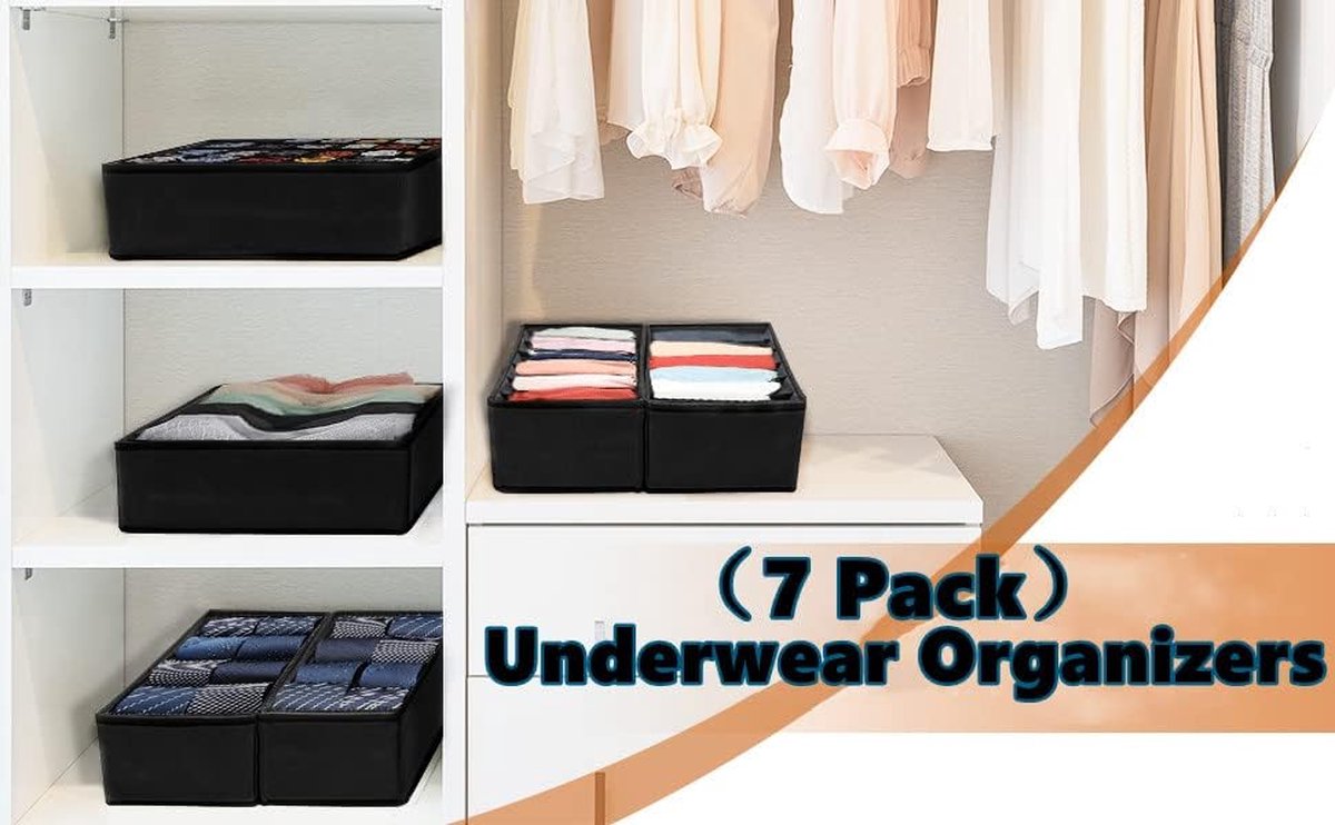 sokken organizer - bh organizer / opbergtas 7 stuks