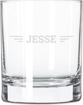 Gegraveerd Whiskeyglas naam - Gepersonaliseerd glas met lasergravure - 200ml Whiskey glas - Vaatwasserbestendig - Geschenk met tekst