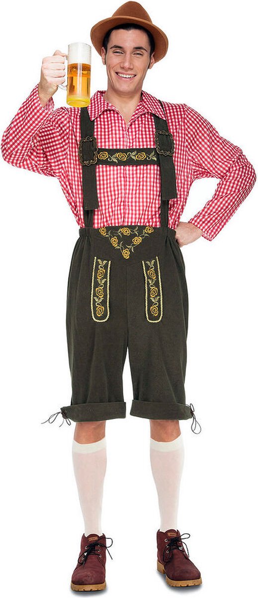 Oktoberfest Kostuum Hauke Met Hoed Heren - Maat XL