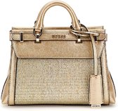 Guess Sestri Mini Satchel Dames Handtas - Goud - One Size