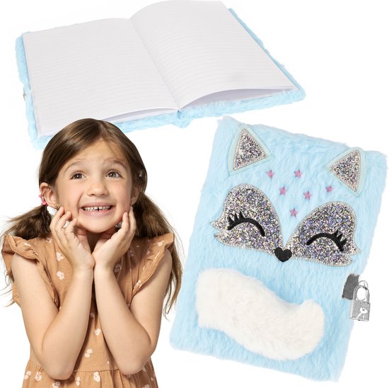 Pluche Notitieboek Voor Meisjes – Dagboek Met Slot En Zachte Berencover – Inclusief Pomponbalpen – Ideaal Cadeau Voor Kinderen (paars)