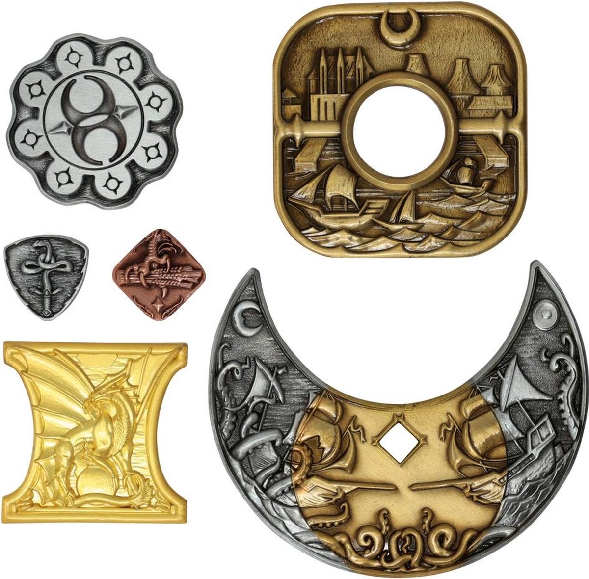 Pièce Collector Dungeons & Dragons En Métal - Édition Limitée Numérotée - 38mm