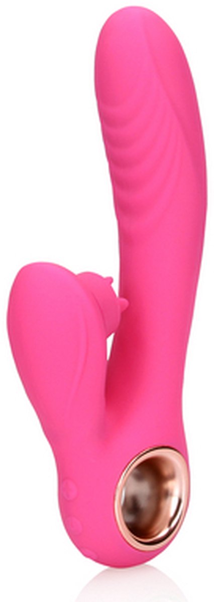 Goedkoopste Tongbewegende en verwarmende rabbit vibrator