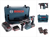 Bosch GBH 18V-26 accuklopboormachine 18V 2.6J borstelloos SDS-Plus + 2x accu 5.0Ah + lader + L-Boxx
