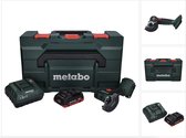 Metabo CC 18 LTX accu haakse slijper 18 V 76 mm borstelloos + 1x accu 4.0Ah + lader + metaBOX